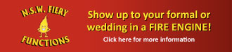 Show up to your formal or wedding in a Fire Engine!
